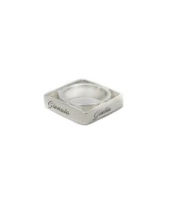 Anello Quadrato - Geometric (personalizzabile)