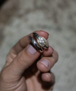 Anello - Serpente rubino *