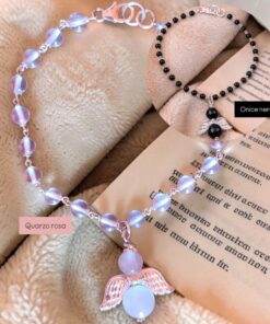 bracciale incatenato con angioletto